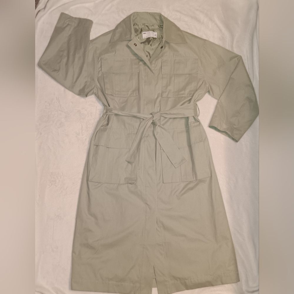 ASOS Sage Trench Coat size 2